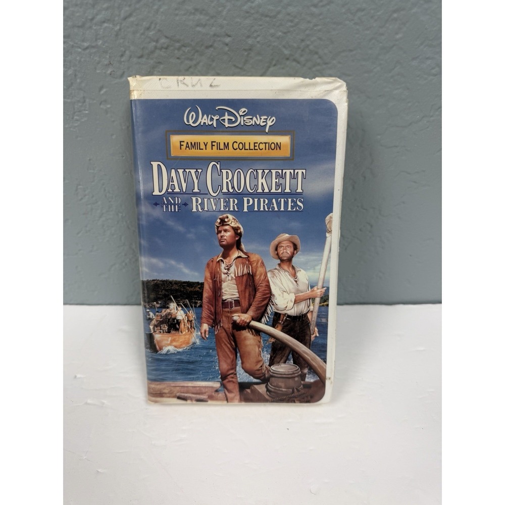 Walt Disney Family Film Collection "Davy Crockett and the‎ River Pirates" VHS